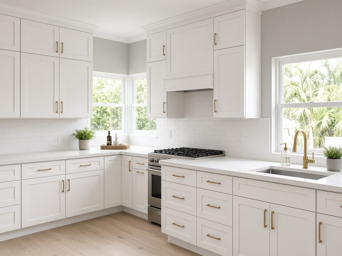 Cabinets finish example 01 — WellArt Painting Broward & Palm Beach