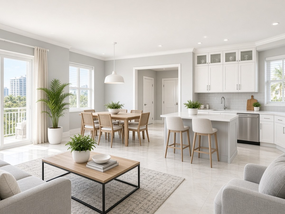 Full home finish example 01 — WellArt Painting Broward & Palm Beach