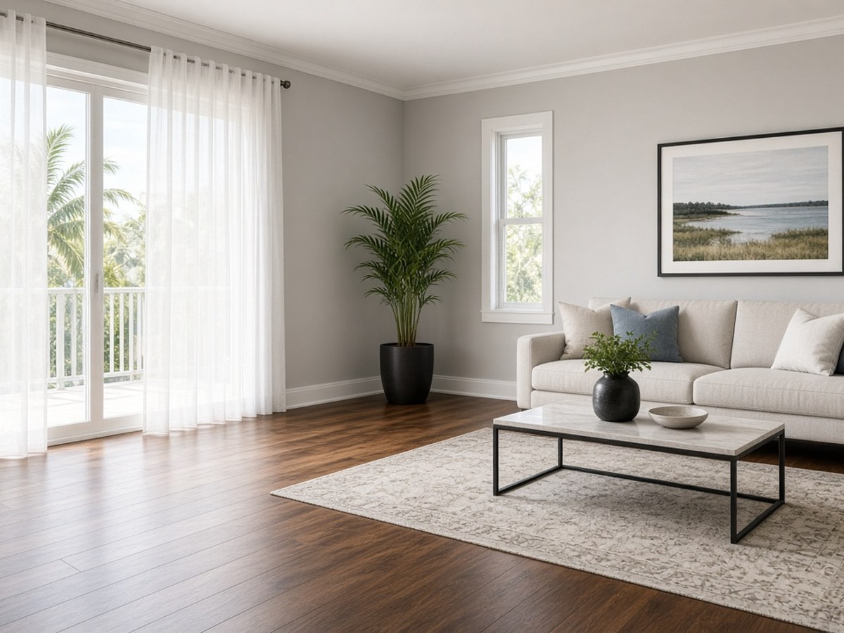 Interior finish example 01 — WellArt Painting Broward & Palm Beach